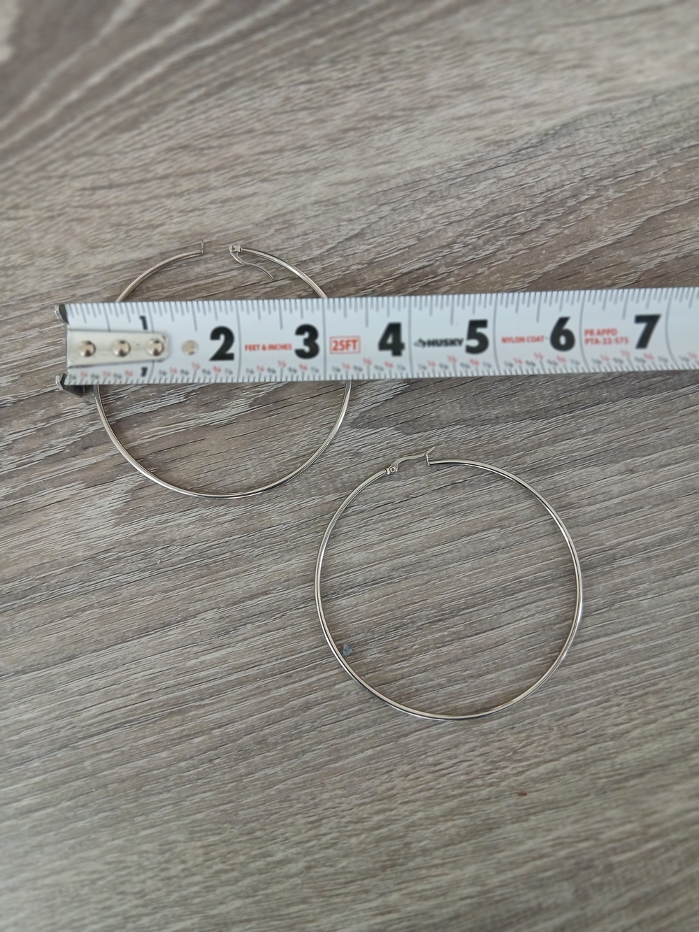 Classic Stainless Steel Silver Hoop Earrings